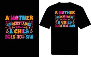 Mothers Day T-Shirt Design vector