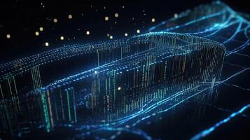 Futuristic technological background3D rendering,3D rendering of abstract technology concept. Futuristic cyberspace background,Abstract 3d rendering of data processing. Futuristic technol. photo