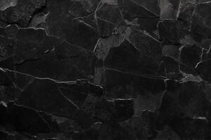 Black marble texture background pattern with high resolution. photo