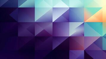 Abstract geometric background with colorful triangles. photo