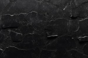 Black marble texture background pattern with high resolution. photo