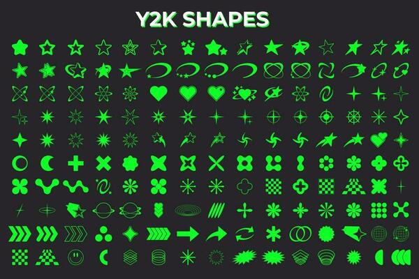 Y2k Elements Vector Art, Icons, and Graphics for Free Download