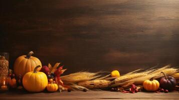 Thanksgiving day background. Illustration photo