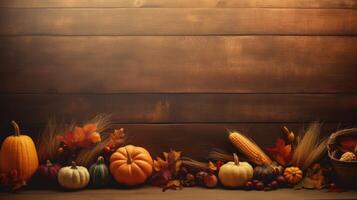 Thanksgiving day background. Illustration photo