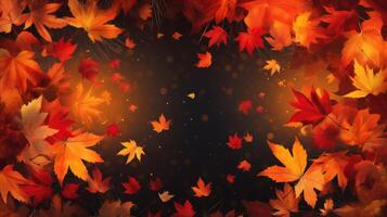 Welcome Autumn background. Illustration photo