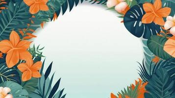 Magic tropical background. Illustration photo