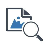 Search image icon vector