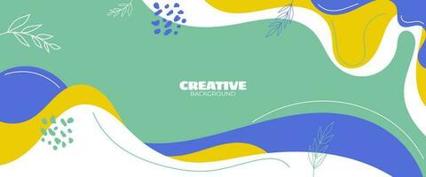 Creative simple abstract bright background, suitable for social media templates, banners, posters, etc. vector