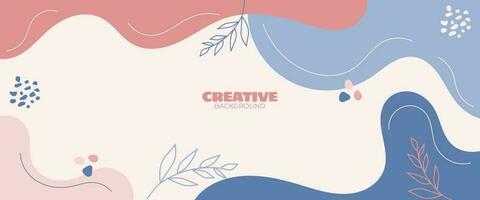 Creative simple abstract bright background, suitable for social media templates, banners, posters, etc. vector