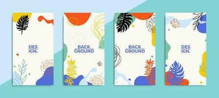 Editable Trendy background template. perfect for social media stories, ads, posters, banners, etc vector