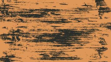 Orange Rough Grunge Abstract Texture In Black Background vector