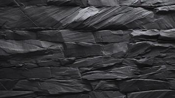 Dark grey black slate background, black texture background, Technology photo