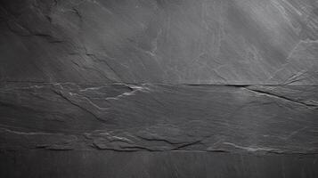 Dark grey black slate background, black texture background, Technology photo