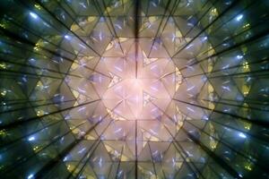 Close up Abstract Kaleidoscope Texture Background. photo