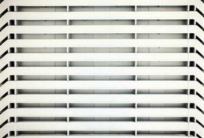 White Air Conditioning Vent Background. photo