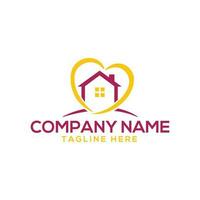 Logo for real estate home solutions that is a home solution. vector