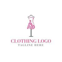 Clothes hanger for logo design vector editable