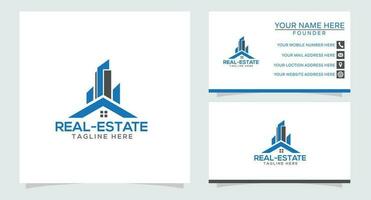 Real Estate Logo, building and chat bubble combination. suitable for Architecture Building apps logo design vector