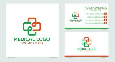 Medical pharmacy logo design template.- vector illustrator