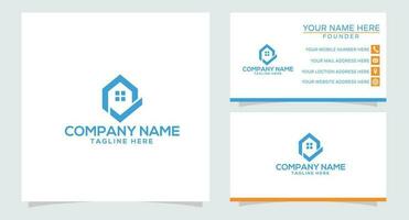 real inmuebles logo diseño plantilla.inspiración para negocio de edificio, construcción. vector