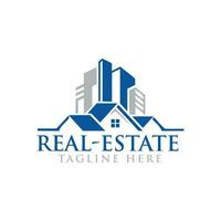 Home with Swoosh Real Estate Logo Template Illustration Design. vector