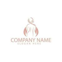 Beauty cosmetic woman luxury logo design and business card template vector