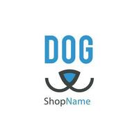 dog logo design vector