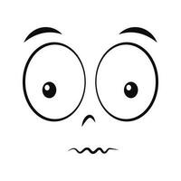 Scared Face Cartoon Stock Illustrations, Cliparts and Royalty Free Scared  Face Cartoon Vectors