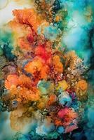 Colorful Abstract Coral Reef photo