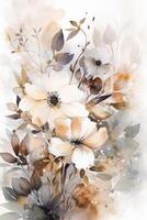 cute Boho Backdrop watercolor photo