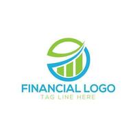 excelentes elementos de icono de logotipo de negocios, finanzas y crédito vector