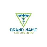 health logo design for hospital, clinic, pharmacy, or health products and business companies vector