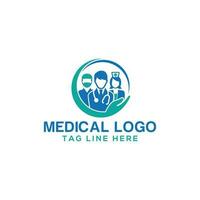 vector de icono de logotipo y símbolo de hospital