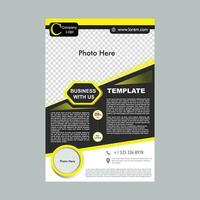 Business flyer modern template vector