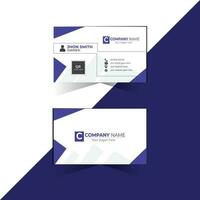 Creative Business Card Design Template vector