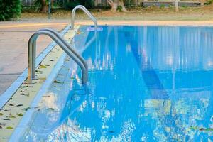 A swimming pool in outdoor photo