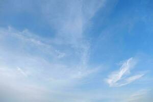 sky clouds, blue fluffy clean, clear Cloudscape beautiful white, bright weather light summer photo