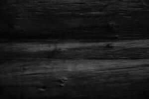 Wood Dark background. Wooden black pattern Blank for design photo