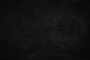 Wood black background long. Dark texture blank for design photo