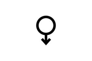 sign for male. man symbol. Line icon style design. Simple vector design editable