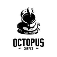 OCTOPUS COFFEE CAFE vector
