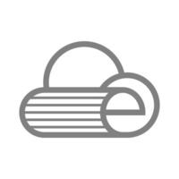 Cloud logo icon design vector