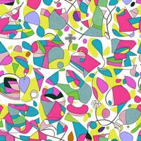 Fun and Colorful Doodle, Abstract Pattern - photo