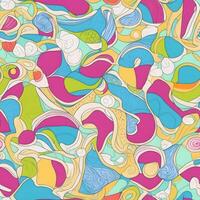Fun and Colorful Doodle, Abstract Pattern - photo