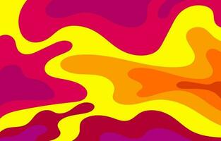 Colorful Groovy background design concept, abstract background vector