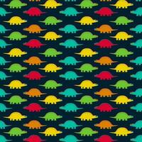 cute dinosaur vector pattern for tee print and background wallpaper