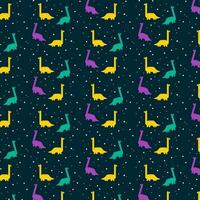 cute dinosaur vector pattern for tee print and background wallpaper