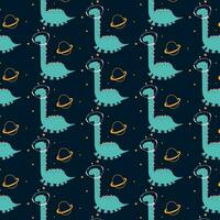 cute dinosaur vector pattern for tee print and background wallpaper