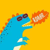 cute dinosaur vector for tee print and background wallpaper