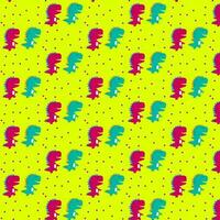 cute dinosaur vector pattern for tee print and background wallpaper